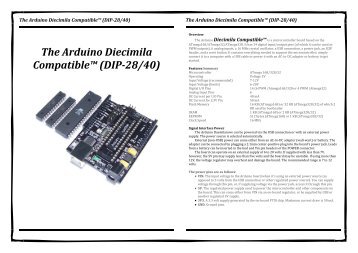 The Arduino Diecimila Compatible™ (DIP-28/40) - ThaiEasyElec.net