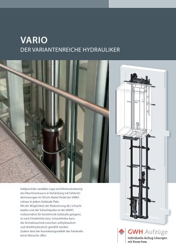 VARIO - Tepper Aufzüge GmbH