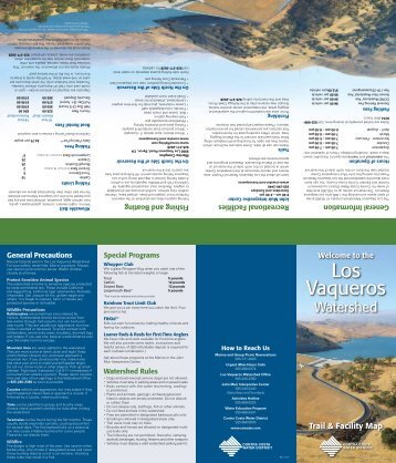 Los Vaqueros Trails &Facility Map - Contra Costa Water District