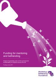 Funding for mentoring and befriending: Impact of spending cuts on ...