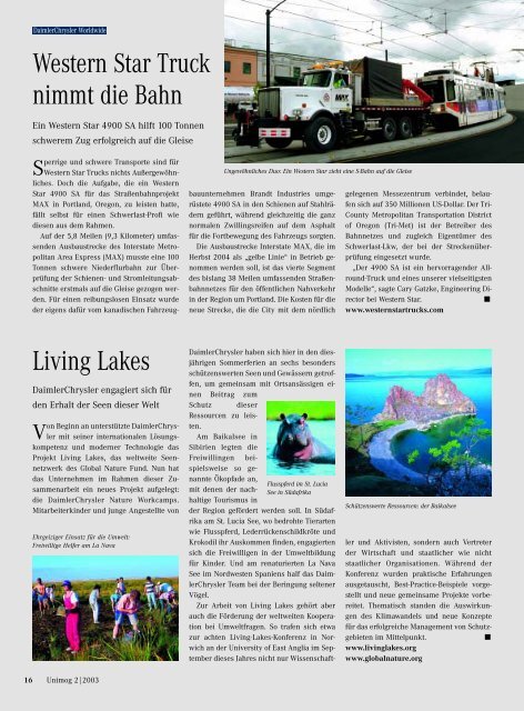 Magazin (2/03) - Unimog Rhein Main