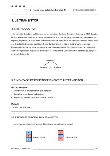 3. LE TRANSISTOR - microLab