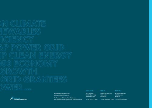 ECF 2011 Annual Report - European Climate Foundation