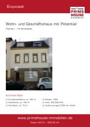 Exposé Wohn- und Geschäftshaus mit Potential www.primehouse-immobilien.de