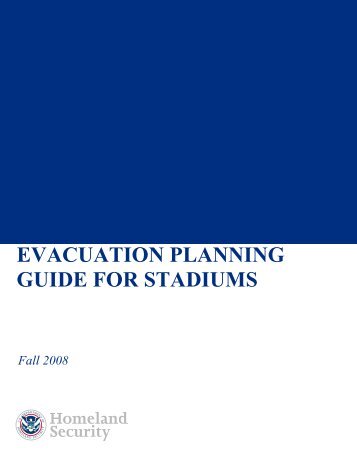 Evacuation Planning Guide for Stadiums