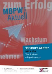 wie geht's weiter? MbPw 2010 - NÃ¤chste Termine