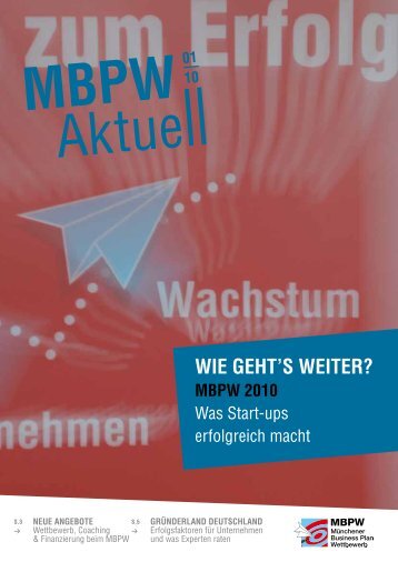 wie geht's weiter? MbPw 2010 - NÃ¤chste Termine