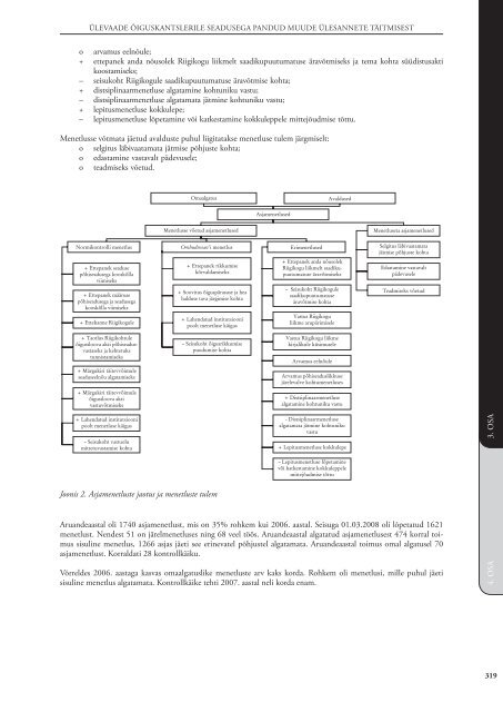 Ãµiguskantsleri 2007. aasta tegevuse Ã¼levaade