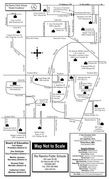 District Map & Contact Info - Rio Rancho Public Schools