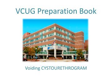 VCUG Preparation Book - Elliot Hospital