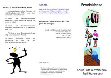 Praxisklasse - Grund- und Mittelschule Rednitzhembach