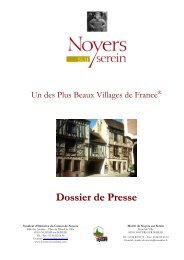 Dossier de Presse - Noyers-sur-Serein