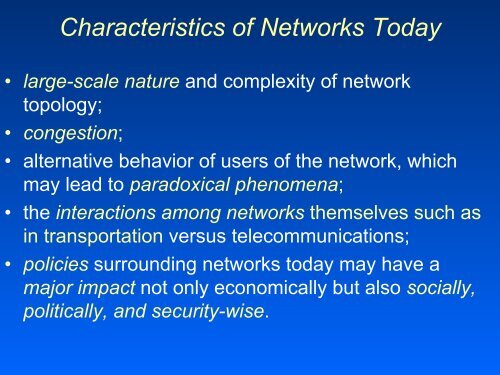 Operations Research and the Captivating Study of Networks