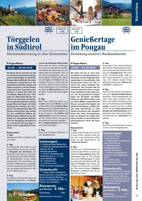 Reise-Katalog 2012 - Friedmann-Reisen