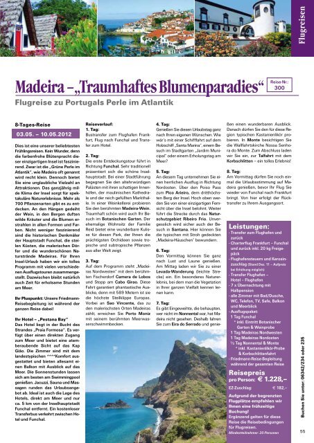 Reise-Katalog 2012 - Friedmann-Reisen