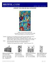 Download Auction Catalogue - Heffel