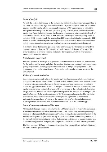 Life cycle costing (LCC) as a contribution to sustainable construction ...