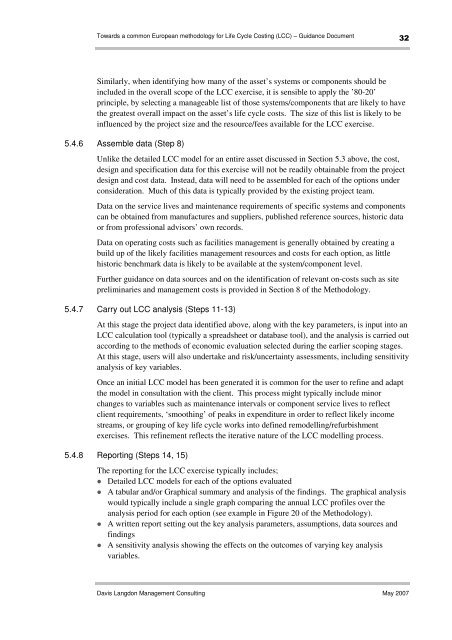 Life cycle costing (LCC) as a contribution to sustainable construction ...