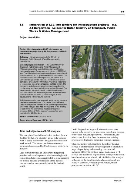 Life cycle costing (LCC) as a contribution to sustainable construction ...