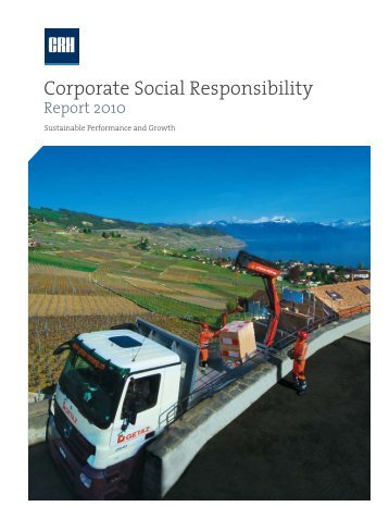 Corporate Social Responsibility - CRH