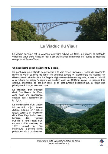 Le Viaduc du Viaur - Tanus