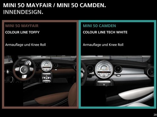 MINI 50 Mayfair / MINI 50 CAMDEN. - Garage Häusermann AG