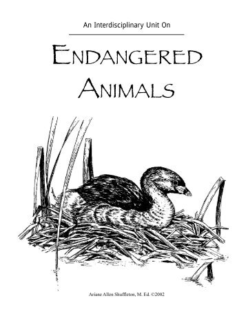 Endangered Animals Cirriculum For PDF - New Hampshire Fish and ...