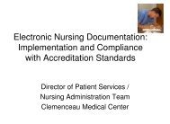 Electronic Nursing Documentation - Syndicate of Hospitals in Lebanon