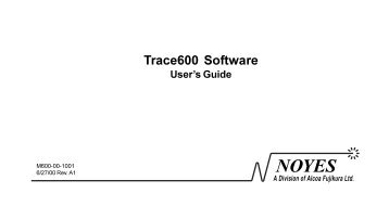 Trace600 Software