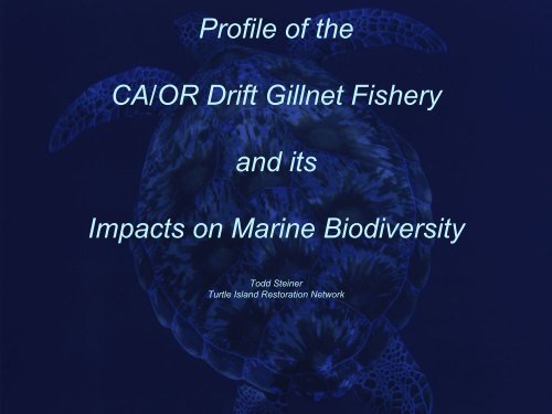 CA/OR Drift Gillnet - Cordell Bank National Marine Sanctuary - NOAA