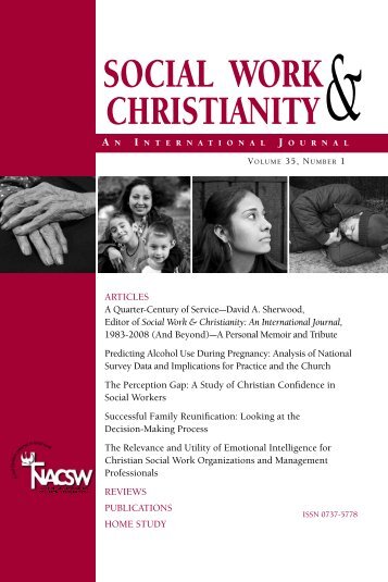 social work christianity - North American Association of Christians in ...