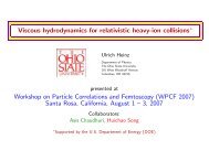 Viscous hydrodynamics for relativistic heavy-ion collisions ...