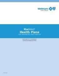 Health Plans - Wellmark Blue Cross and Blue Shield