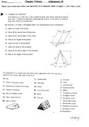 Worksheet