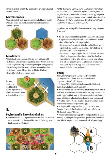 CATAN telepesei Almanach - Okostojasjatek.hu