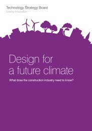 Design for a future climate - Technology Strategy Board