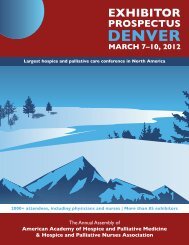 dEnvEr - American Academy of Hospice and Palliative Medicine