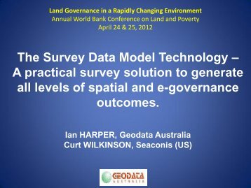 The Survey Data Model Technology - World Bank Conference on ...