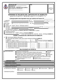 domanda certificato di agibilitÃ .pdf - Comune di San Tammaro