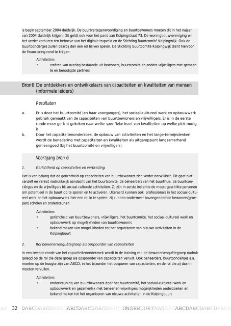 Verbreding van bewonersbetrokkenheid - Ids Breeuwsma / Hay van der sterren