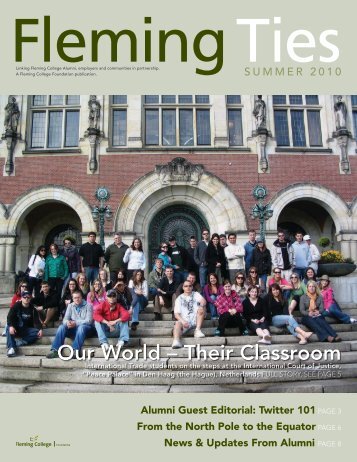 Our World â Their Classroom - Fleming College