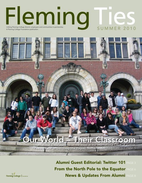 Our World â€“ Their Classroom - Fleming College