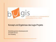 Konzept und Ergebnisse - Weiterbildungsstudium Arbeitswissenschaft