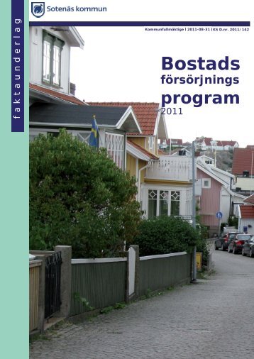 BostadsfÃ¶rsÃ¶rjningsprogram - SotenÃ¤s kommun