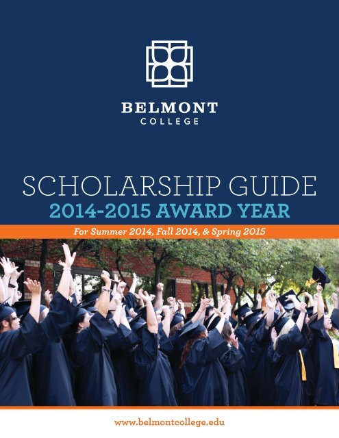 ScholarShip GUiDE - Belmont College