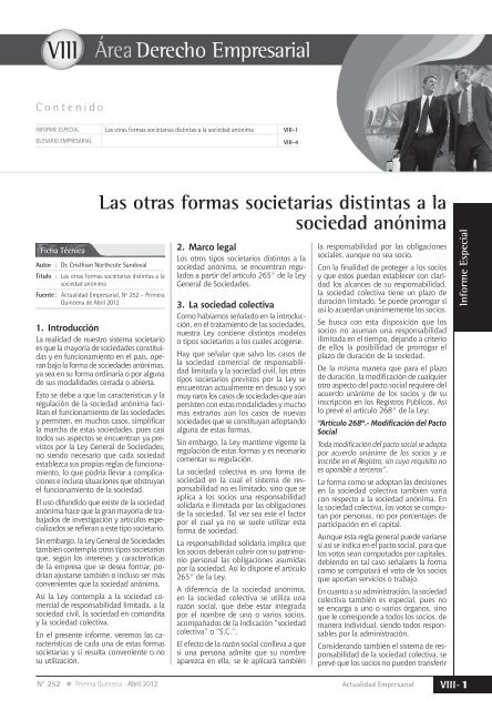 VIII - Revista Actualidad Empresarial