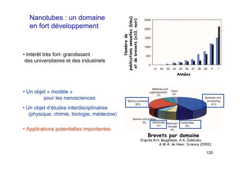 Les nanotubes de carbone : cours de Master 2 âNano UVSQ