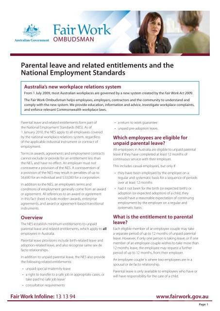 Parental Leave & Related Entitlements