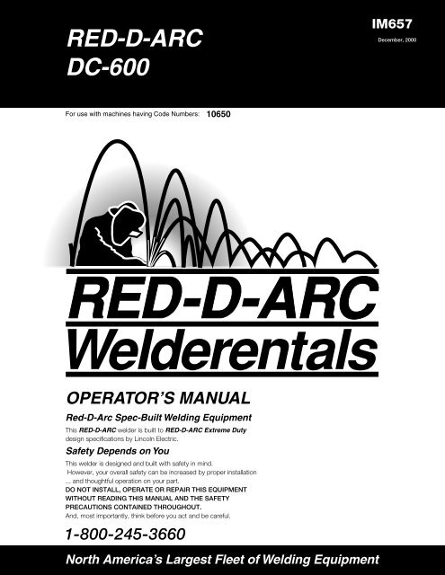 RED-D-ARC DC-600