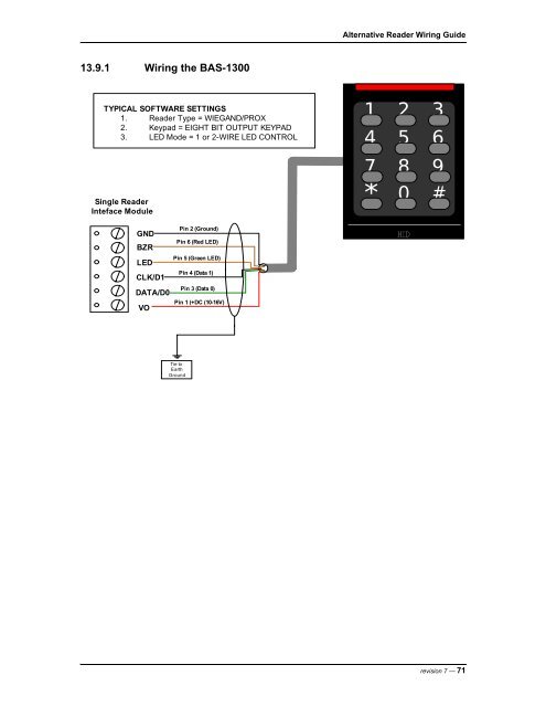 Alternative Reader Wiring Guide - Best Access Systems